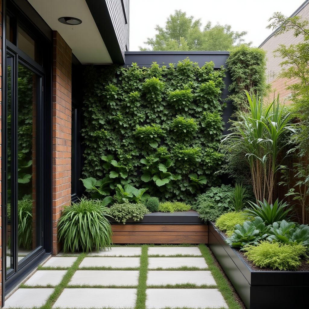 Rénovation complète d'un jardin urbain