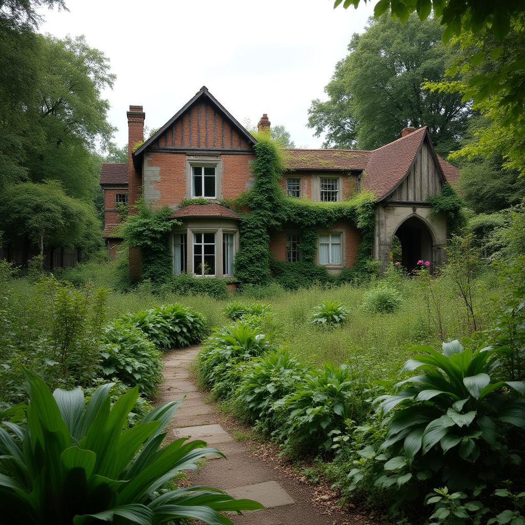 Jardin historique avant restauration