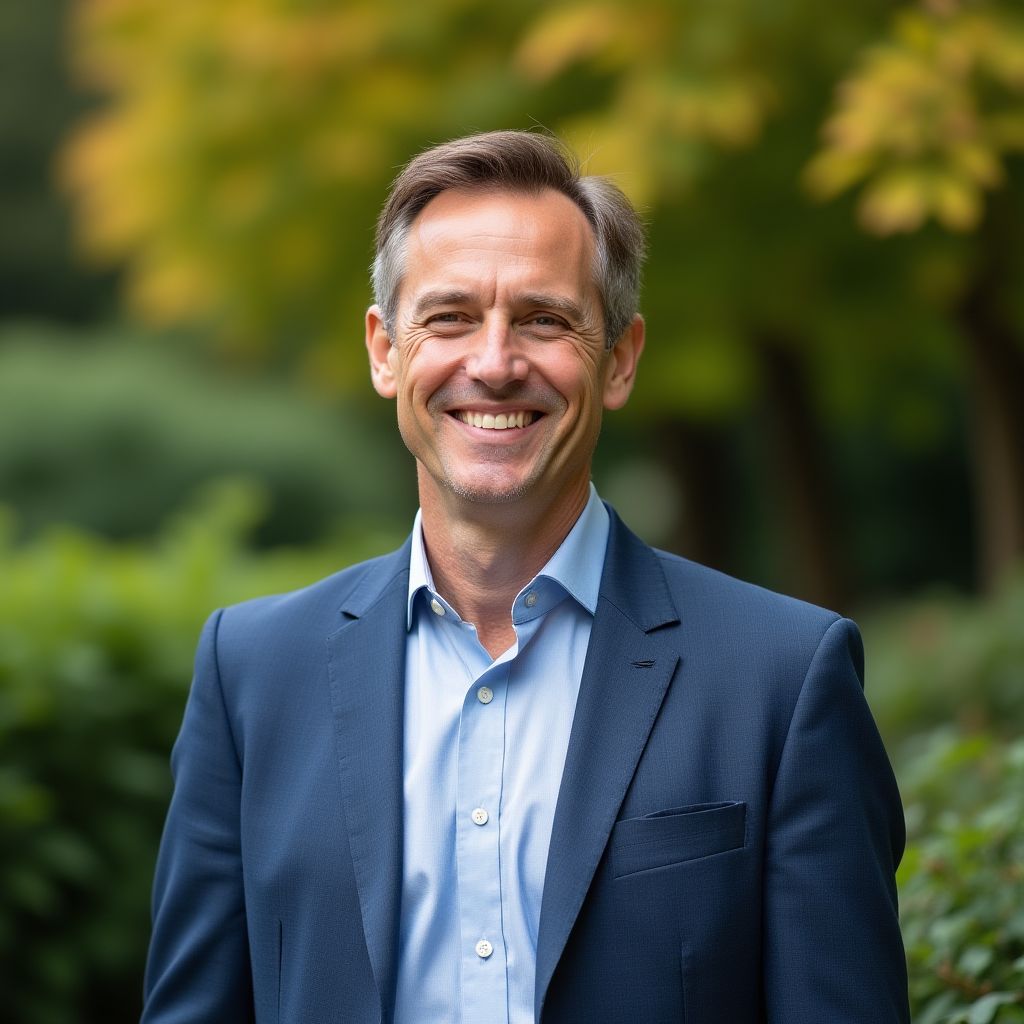 Portrait du fondateur et directeur de l'entreprise