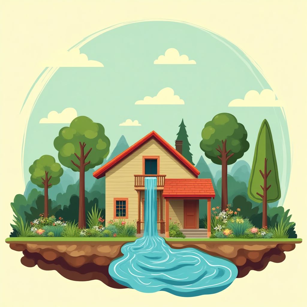 Icône de conservation de l'eau